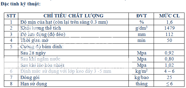 Keo dán gạch, Keo chà Joint, Bột trét tường - Sơn nước cao cấp ViSTAR - 9