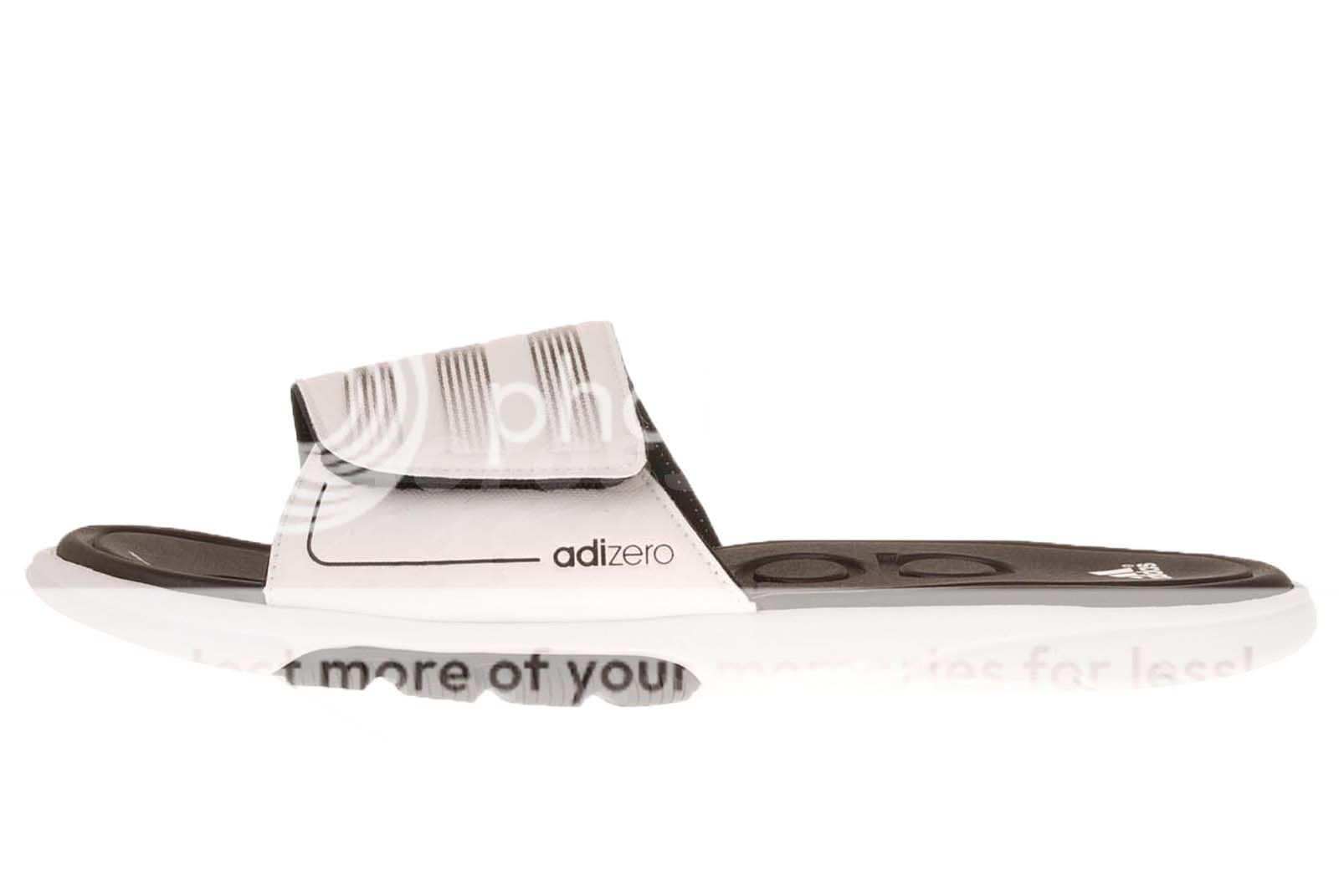 Adidas-Adizero-Slide-2-SC-White-Velcro-Black-Mens-Sports-Slippers-Sandals-V22320