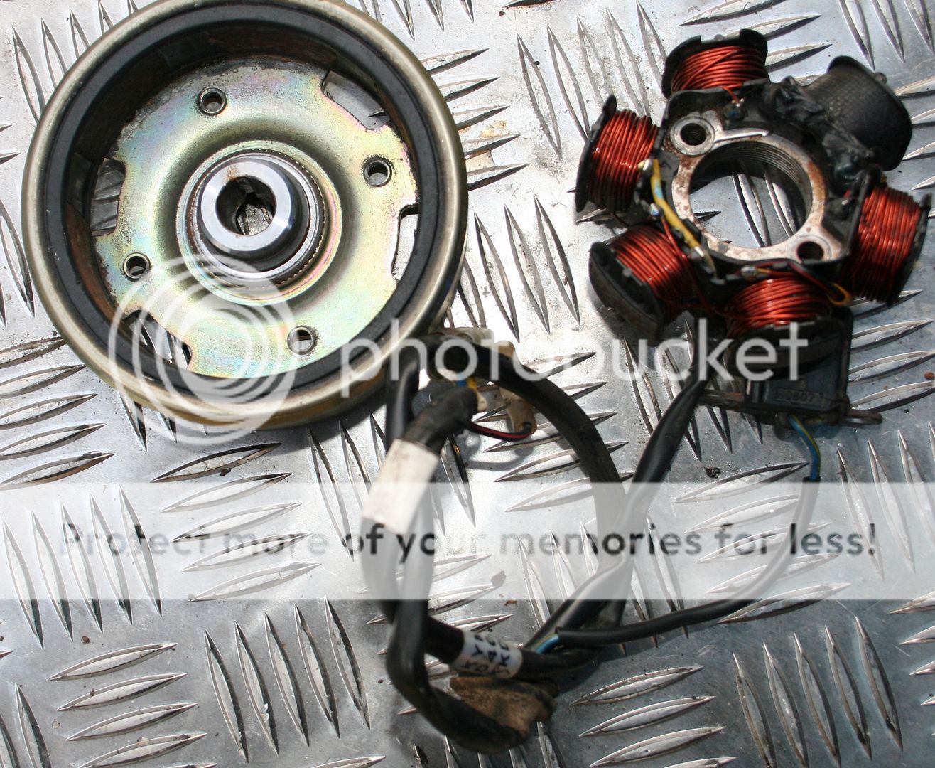 Details about KYMCO SUPER 9 A/C EURO II 50 ENGINE GENNY GENERATOR FLY WHEEL  ROTOR FAN COVER